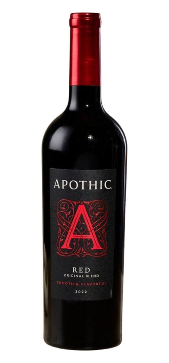 Bottle of Apothic Red Winemaker’s Blend
