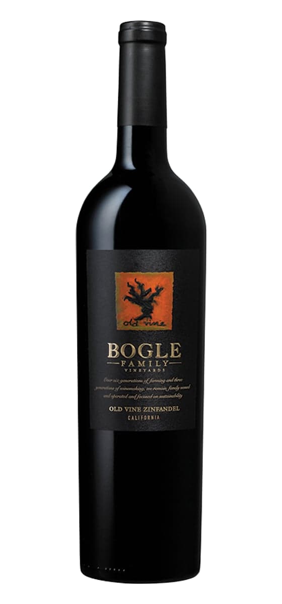Bottle of Bogle Old Vine Zinfandel
