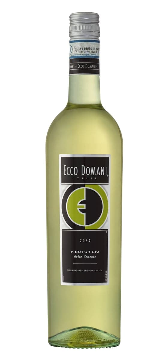 Bottle of Ecco Domani Pinot Grigio