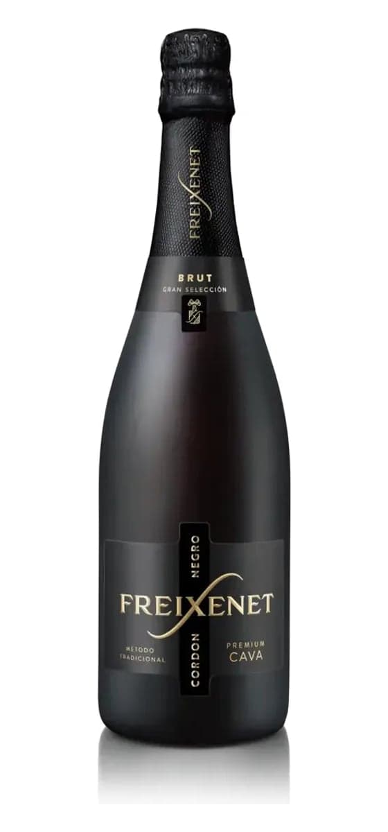 Bottle of Freixenet Cordon Negro Brut