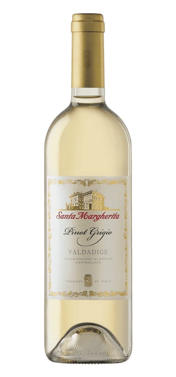 Bottle of Santa Margherita Pinot Grigio