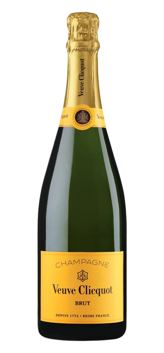 Bottle of Veuve Clicquot Yellow Label Brut